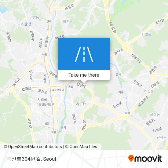 금신로304번길 map
