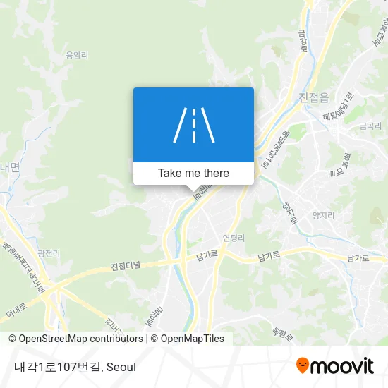 내각1로107번길 map