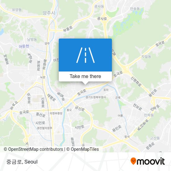 중금로 map