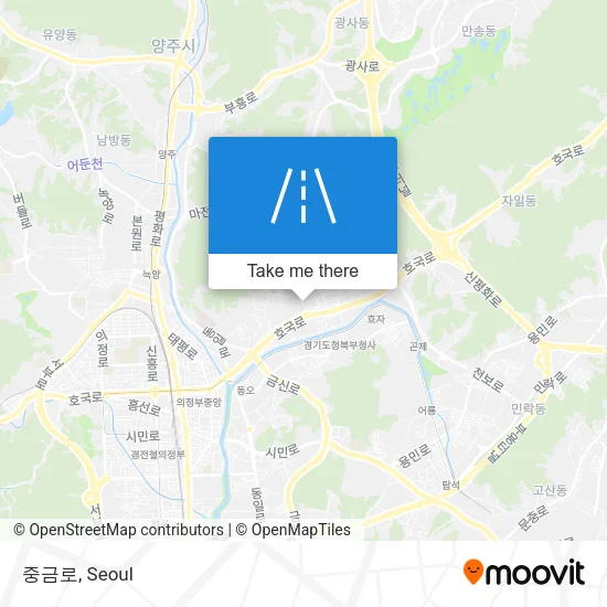 중금로 map