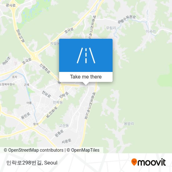 민락로298번길 map