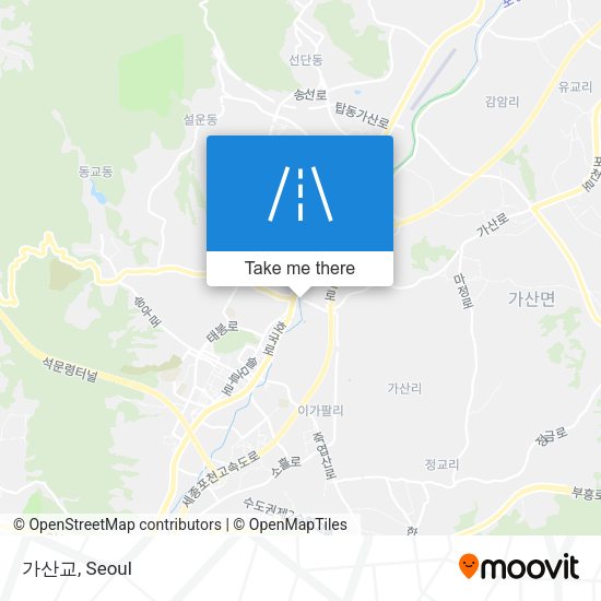 가산교 map