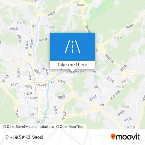 청사로5번길 map