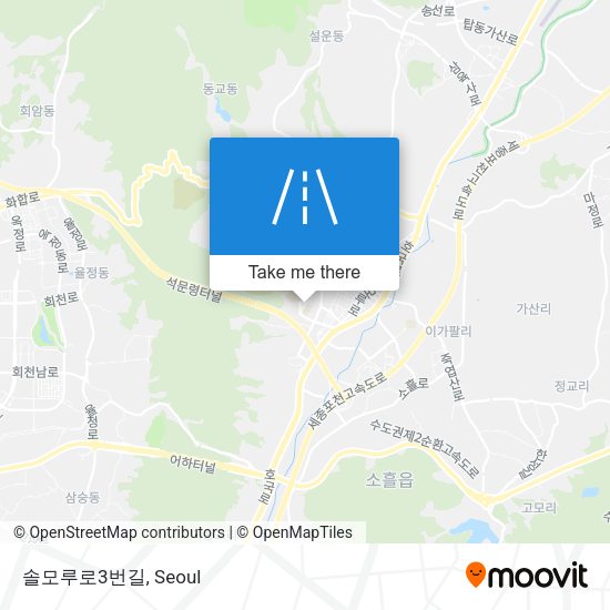솔모루로3번길 map