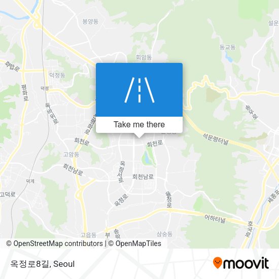 옥정로8길 map