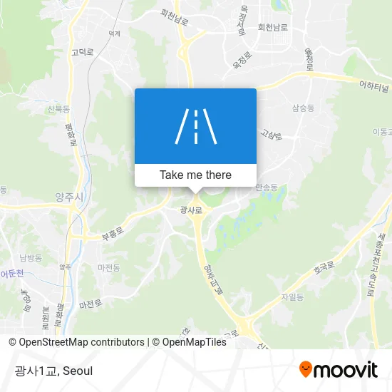 광사1교 map