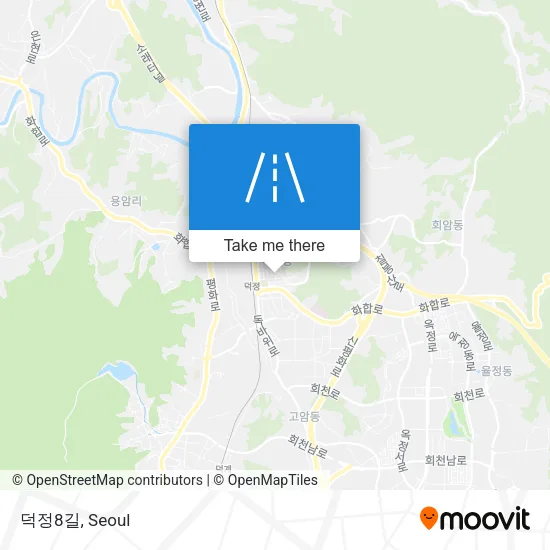 덕정8길 map