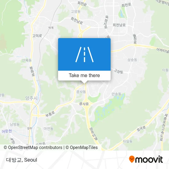 대방교 map