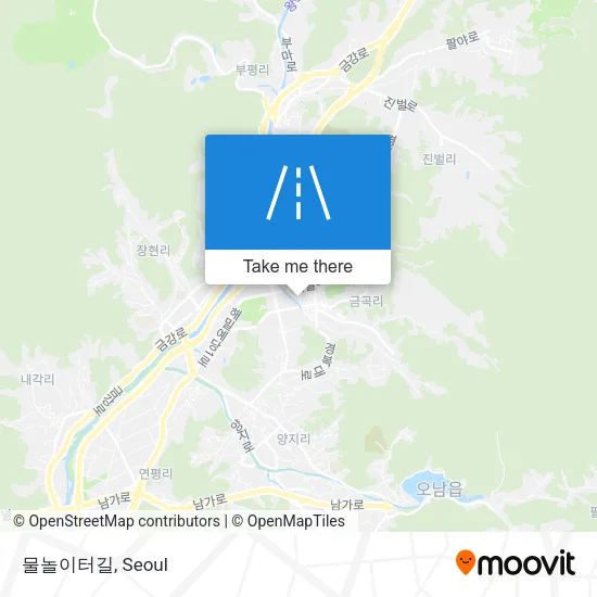 물놀이터길 map