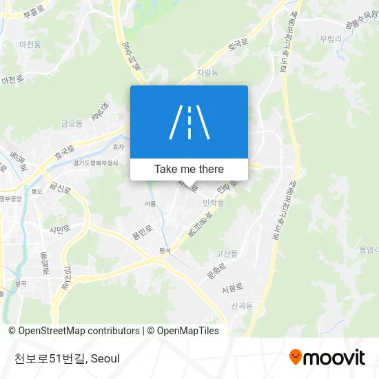 천보로51번길 map