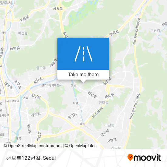천보로122번길 map
