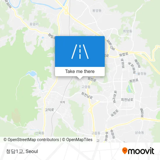 청담1교 map
