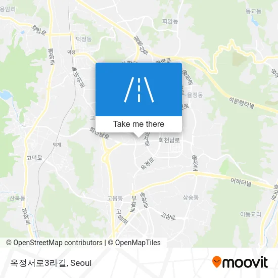 옥정서로3라길 map