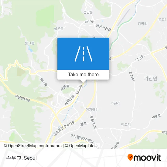 송우교 map