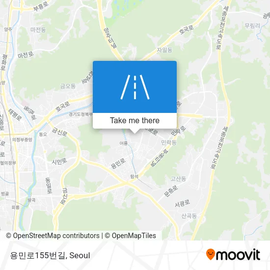 용민로155번길 map