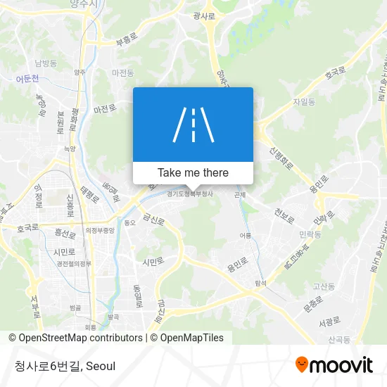 청사로6번길 map