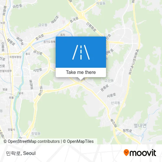 민락로 map