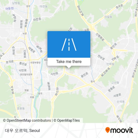 대우 오르막 map