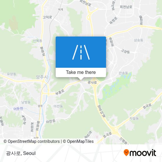 광사로 map