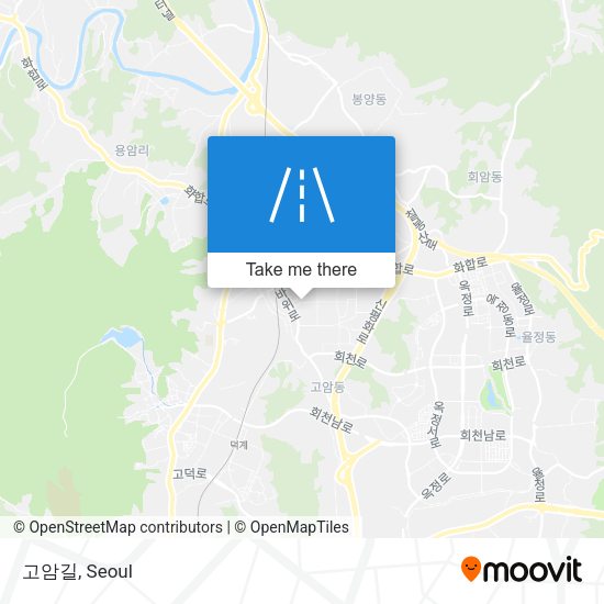 고암길 map