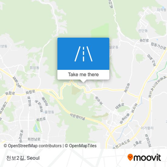 천보2길 map