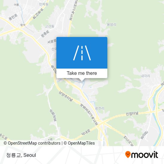청룡교 map