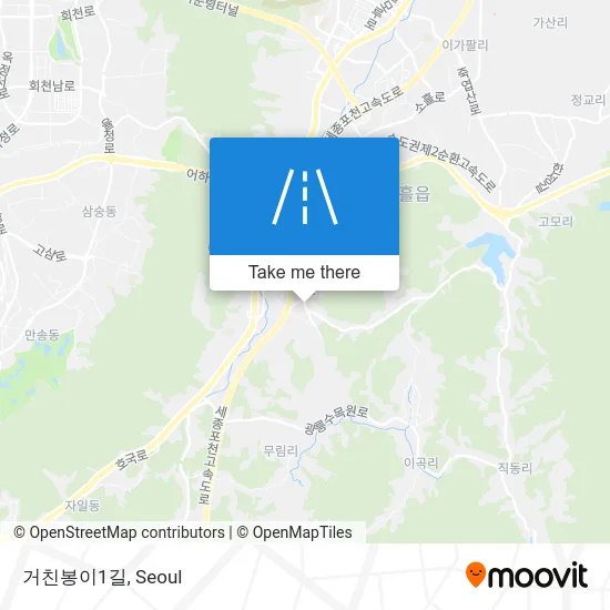 거친봉이1길 map