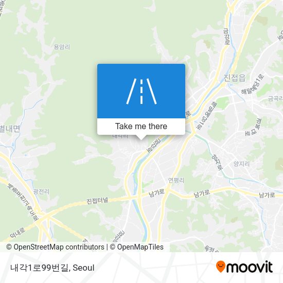 내각1로99번길 map