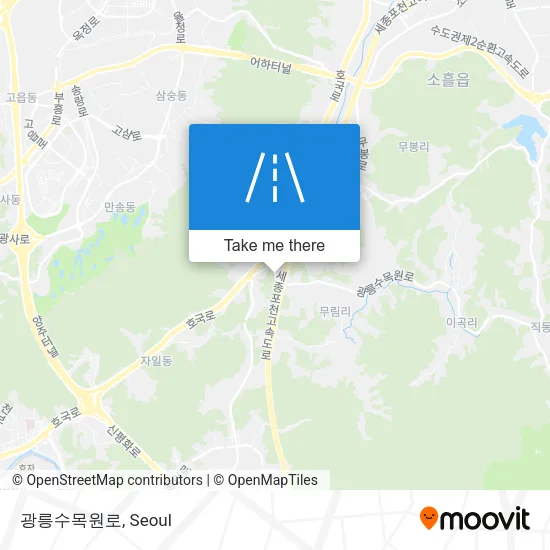 광릉수목원로 map