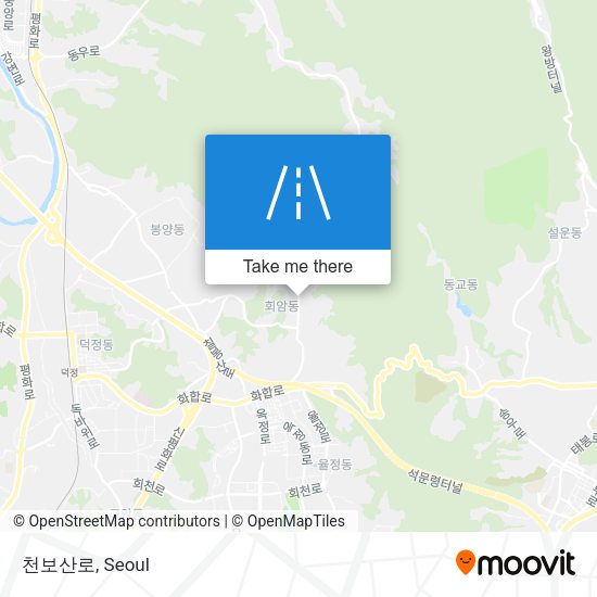 천보산로 map
