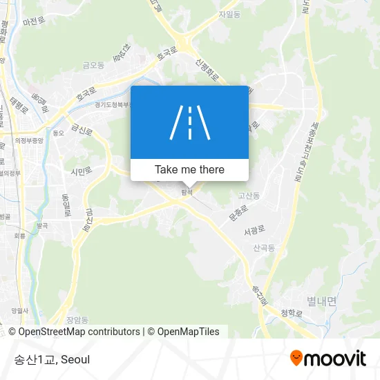 송산1교 map