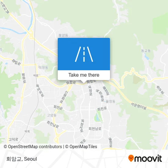 회암교 map