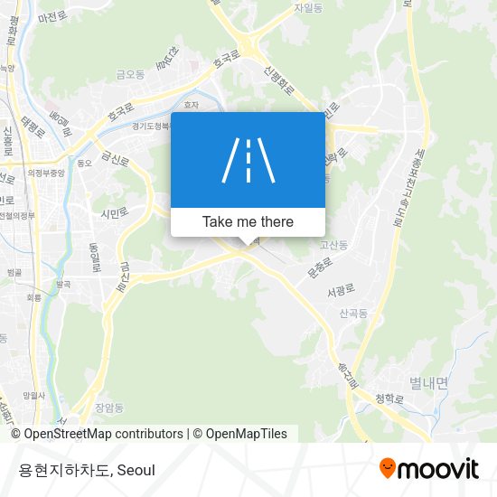 용현지하차도 map