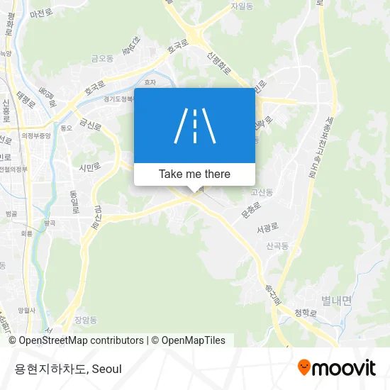 용현지하차도 map