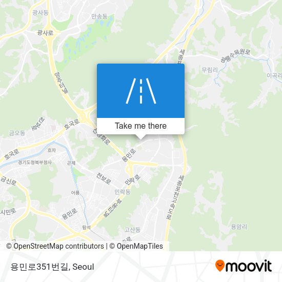 용민로351번길 map