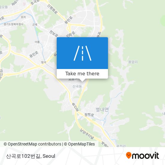 산곡로102번길 map