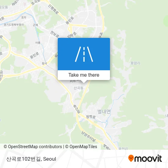 산곡로102번길 map