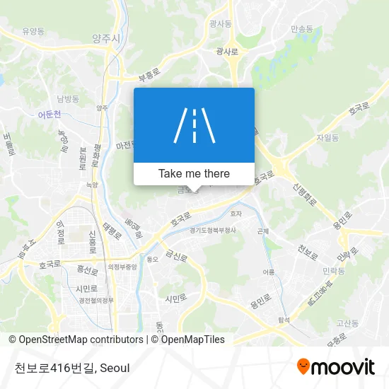 천보로416번길 map
