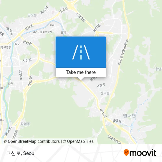 고산로 map