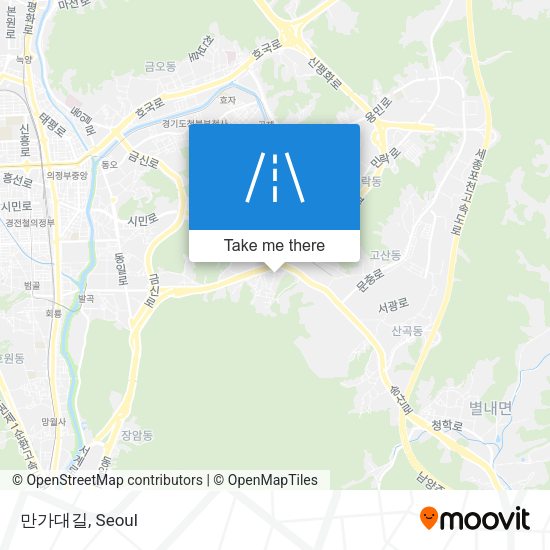 만가대길 map