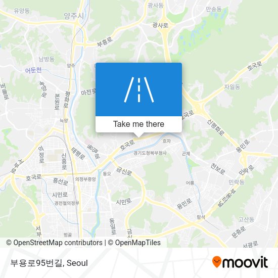 부용로95번길 map