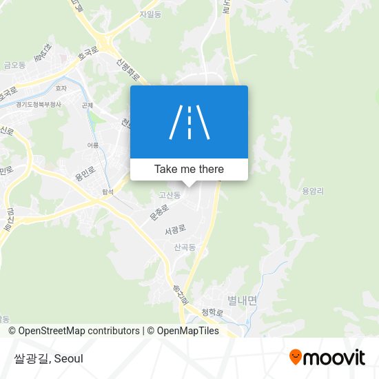 쌀광길 map