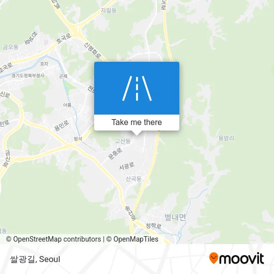 쌀광길 map