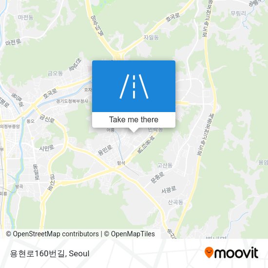 용현로160번길 map