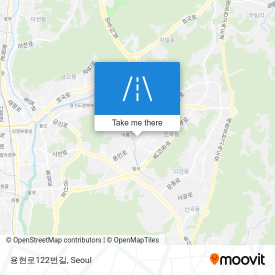 용현로122번길 map