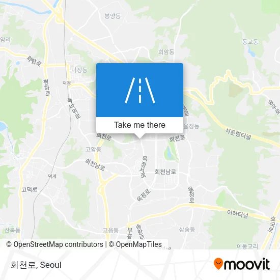 회천로 map