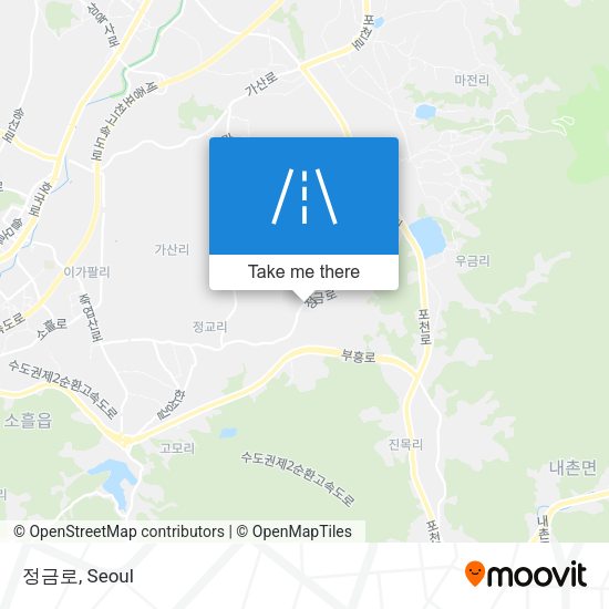 정금로 map