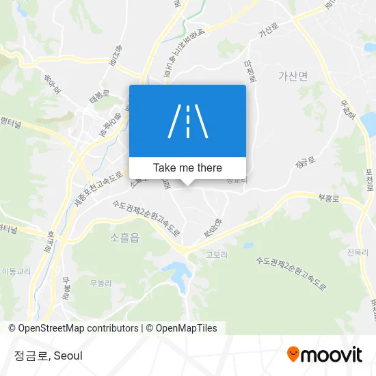 정금로 map