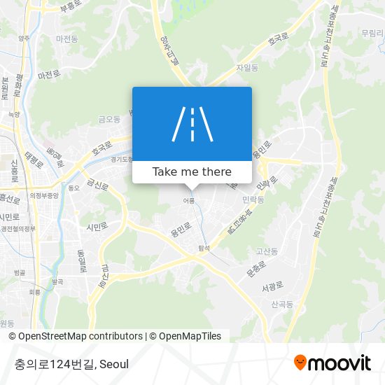 충의로124번길 map