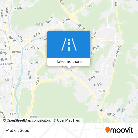 오목로 map